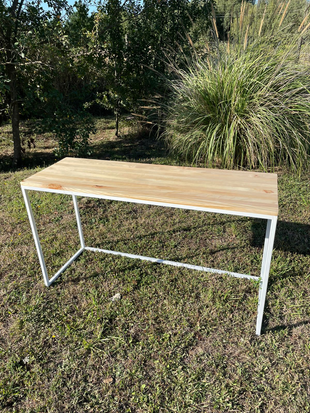 ESCRITORIO INFANTIL – 110×45×75 cm – Pino Radiata + Estructura Metálica