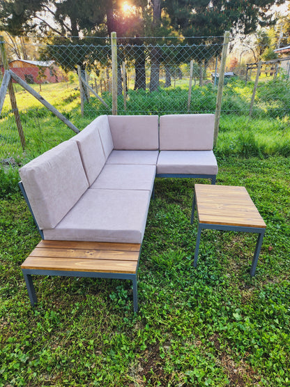 Juego de Terraza a Medida – Diseño Modular, Cómodo y Versátil