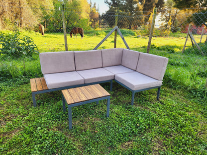 Juego de Terraza a Medida – Diseño Modular, Cómodo y Versátil