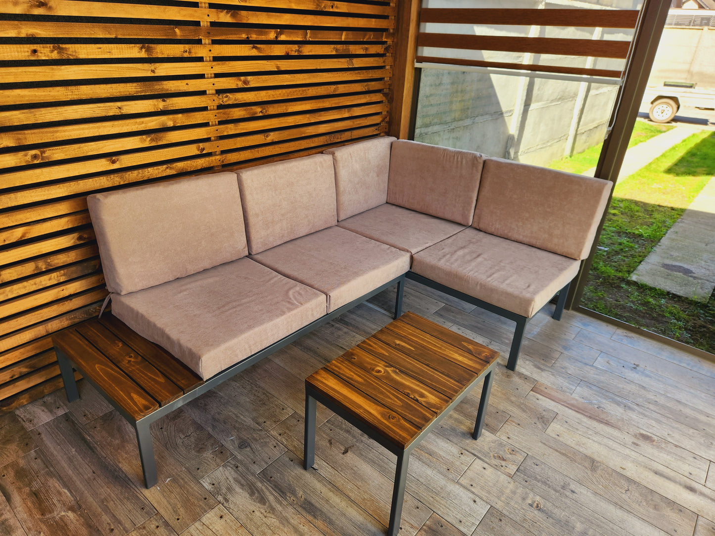 Juego de Terraza a Medida – Diseño Modular, Cómodo y Versátil