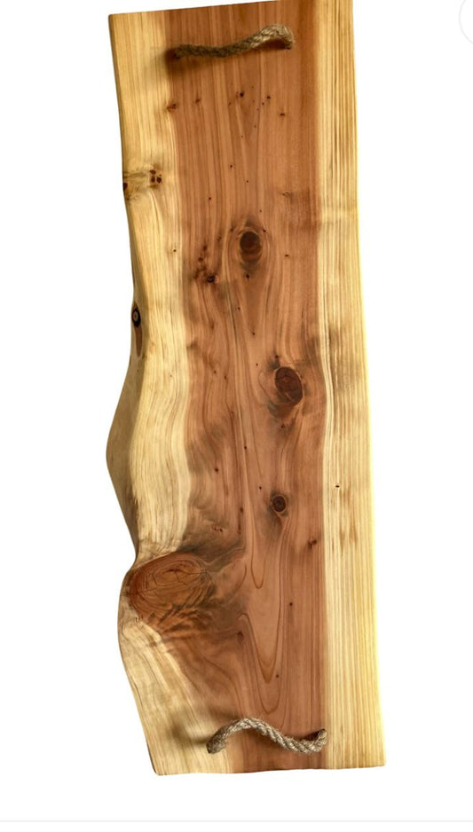 Tabla de Picoteo de Secoya – 74 × 22 cm – Espesor 2,2 cm