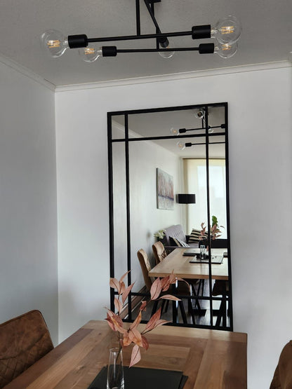 ESPEJO – Marco Negro Industrial con Divisiones