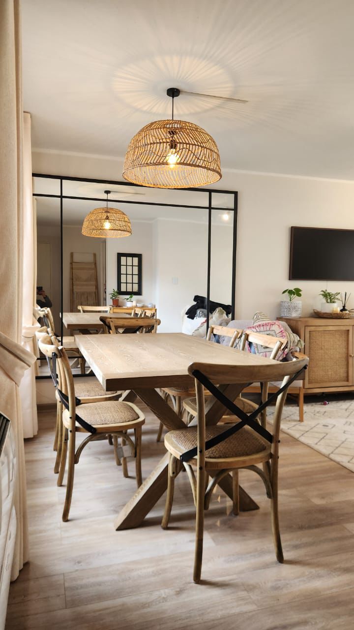 ESPEJO – Marco Negro Industrial con Divisiones