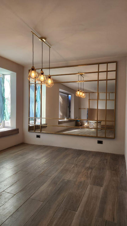 Espejo — Diseño Contemporáneo en Marco Metálico Negro