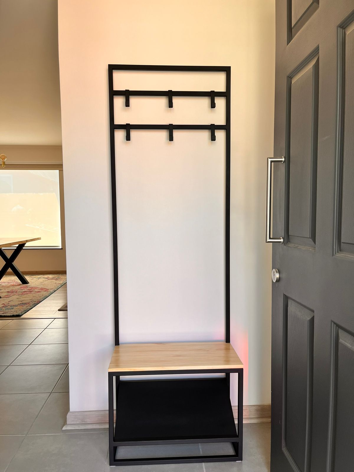 PERCHERO DE ENTRADA – Diseño Práctico y Elegante