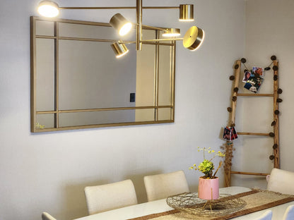 ESPEJO – Marco Negro Industrial con Divisiones